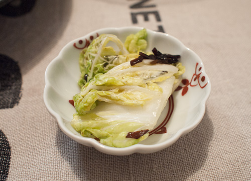 白菜の漬物